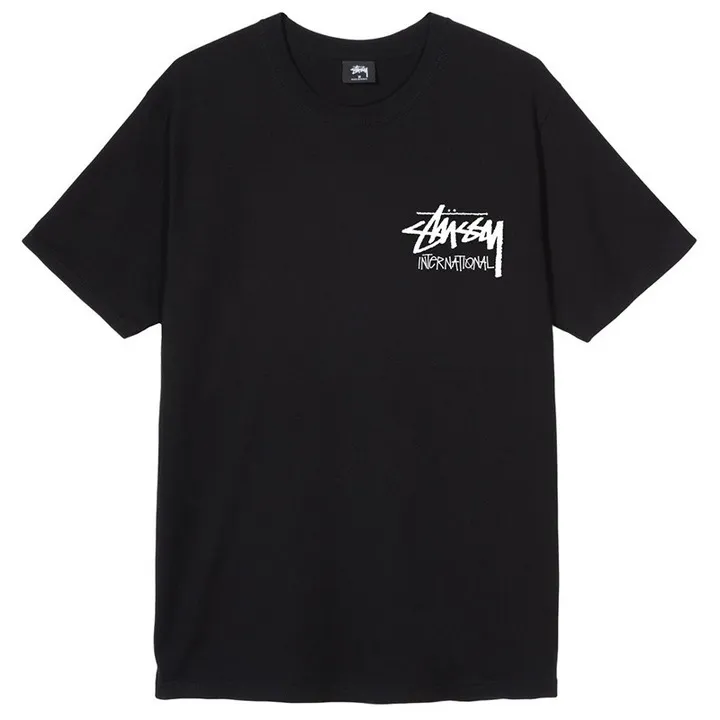 Stussy Shir round Neck Short Sleeve T-shirt Baby Boy and Girl Summer