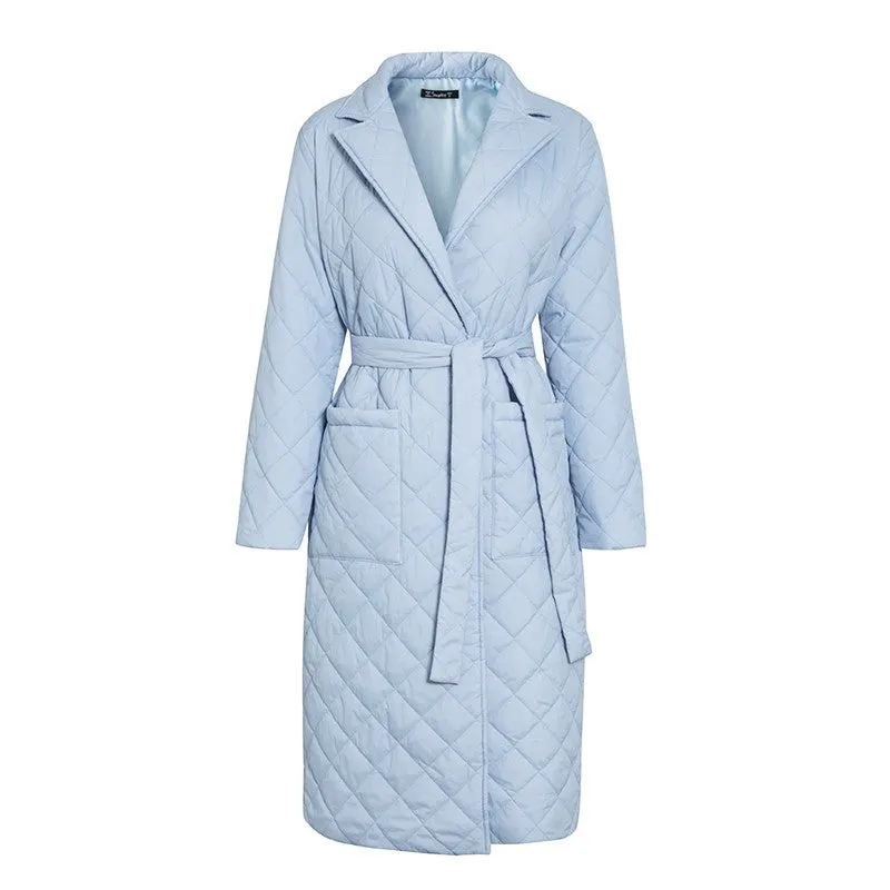 Stylish Cotton Padded Long Winter Coat