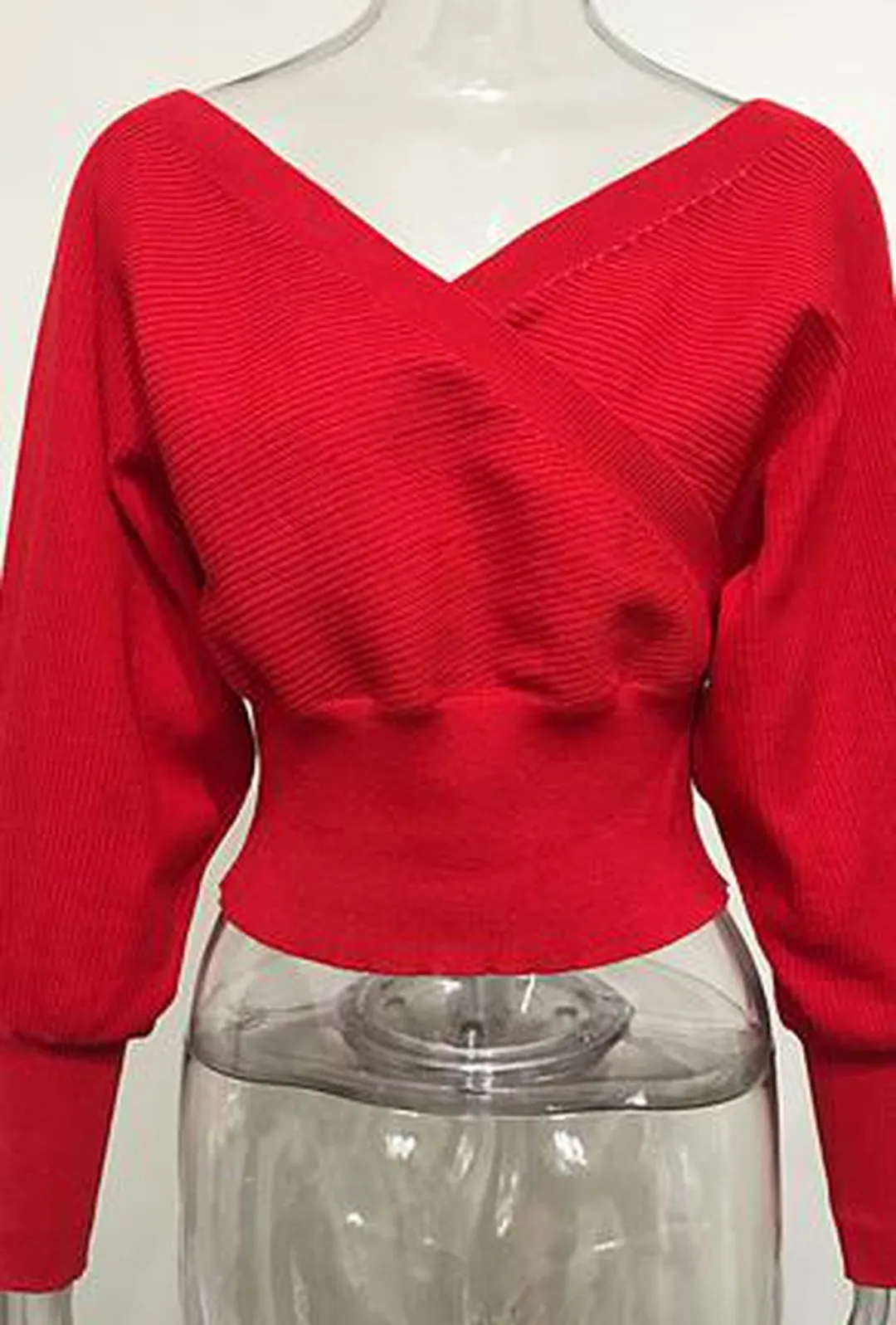 TENEZEE - CROSS BODY SWEATER TOP
