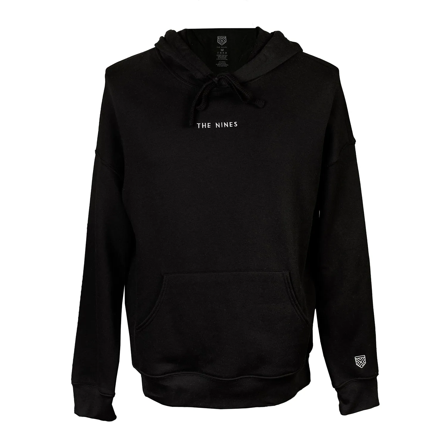 The Nines Essential - Unisex Sponge Fleece Pullover DTM Hoodie (Black)