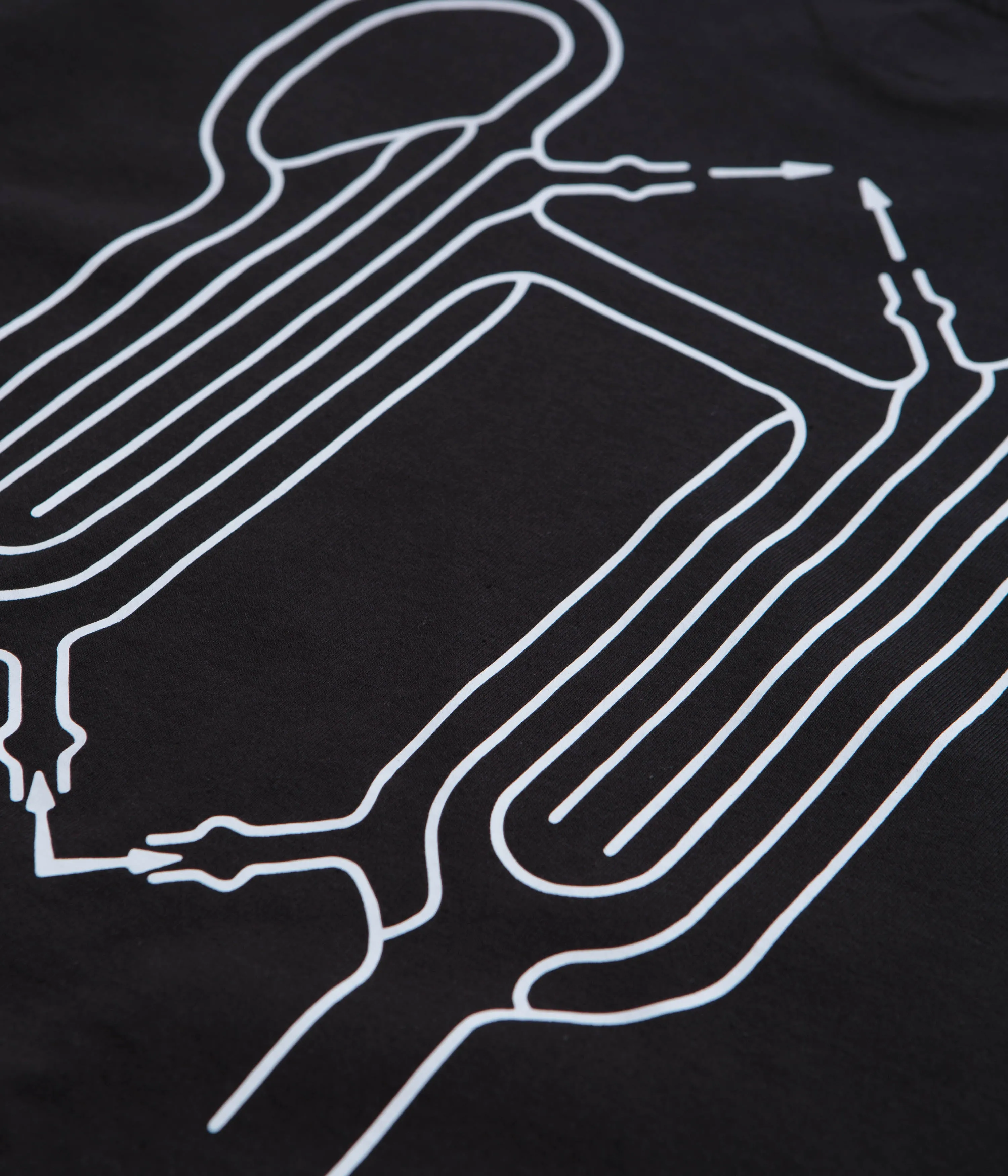 The Trilogy Tapes Winter Glassworks Long Sleeve T-Shirt - Black