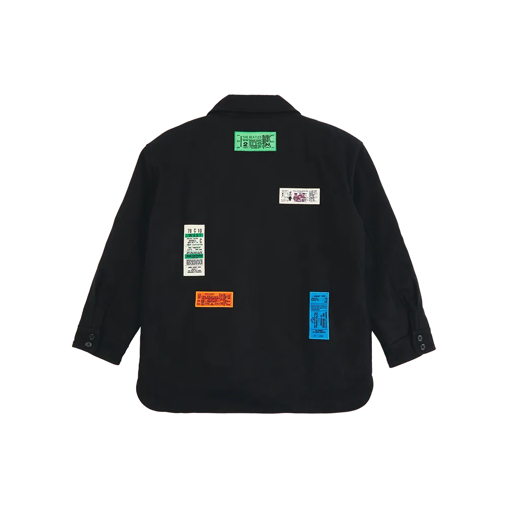 Ticket Stub Wool Shacket