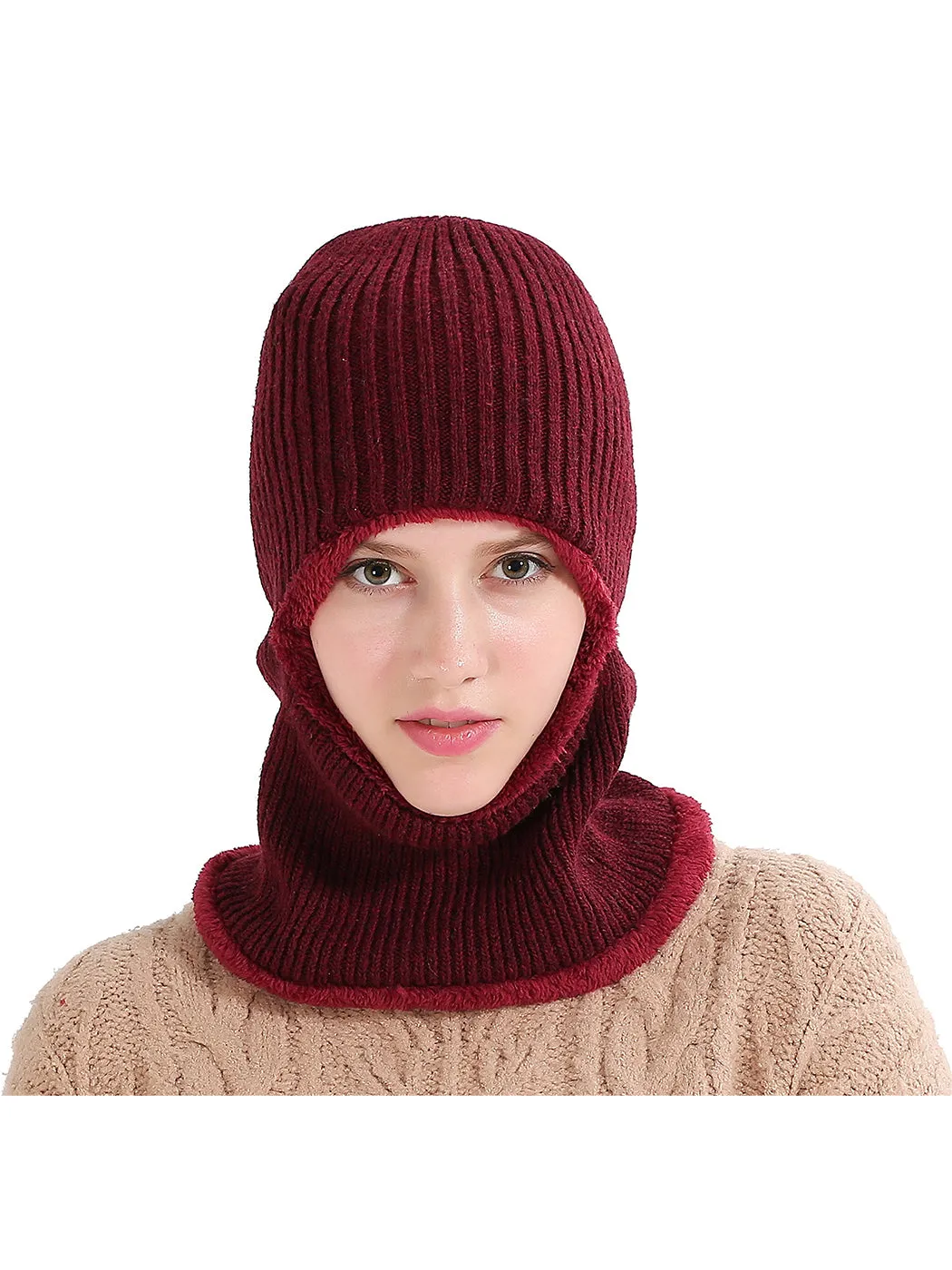 Unisex Cycling Ski Mask Winter Knitted Hat