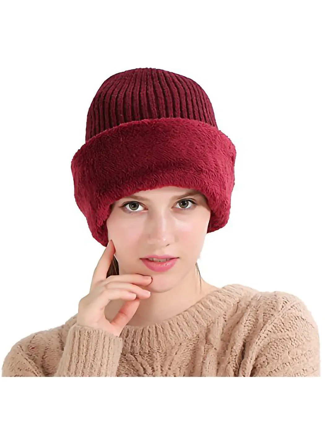 Unisex Cycling Ski Mask Winter Knitted Hat