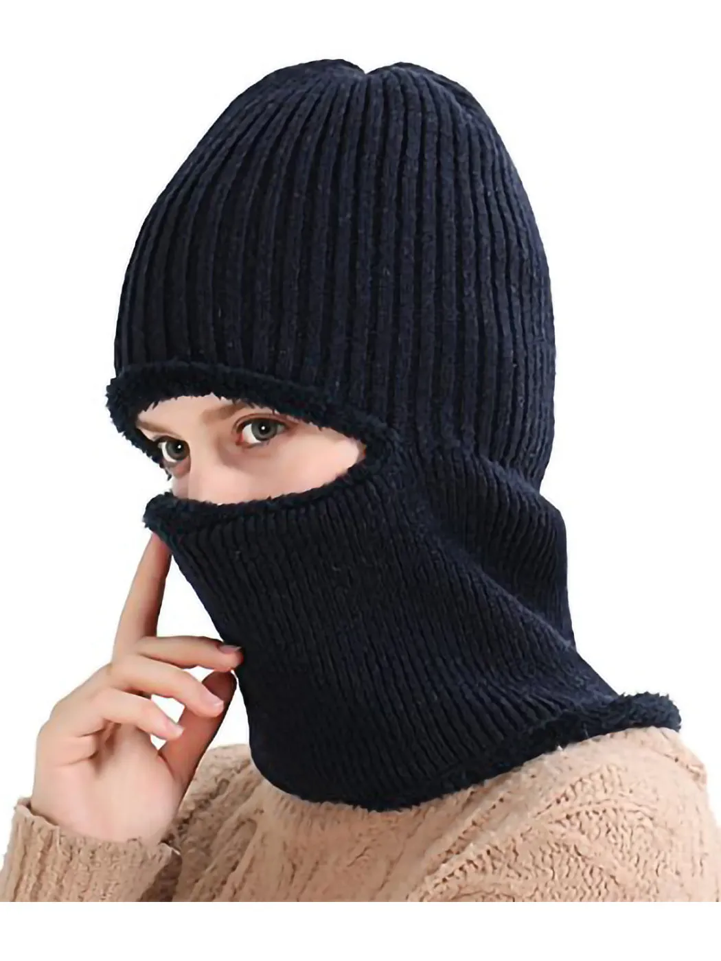 Unisex Cycling Ski Mask Winter Knitted Hat