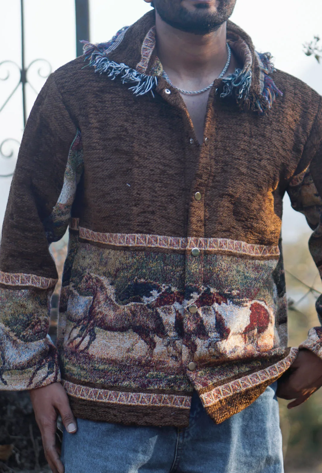 Vintage Tapestry Shacket #54