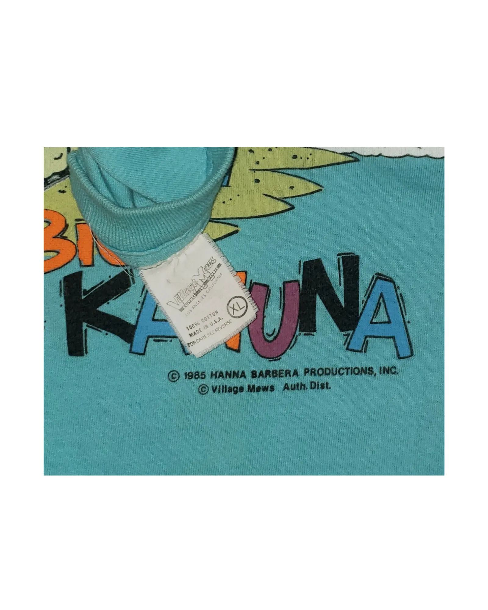Vintage The Flintstones Big Kahuna Fred 1985 T-Shirt XL