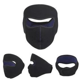 Winter Fleece Bandana Thermal Full Face Mask Adjustable Helmet Liner