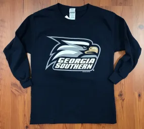YOUTH Long Sleeve Athletic Eagle Head - Navy